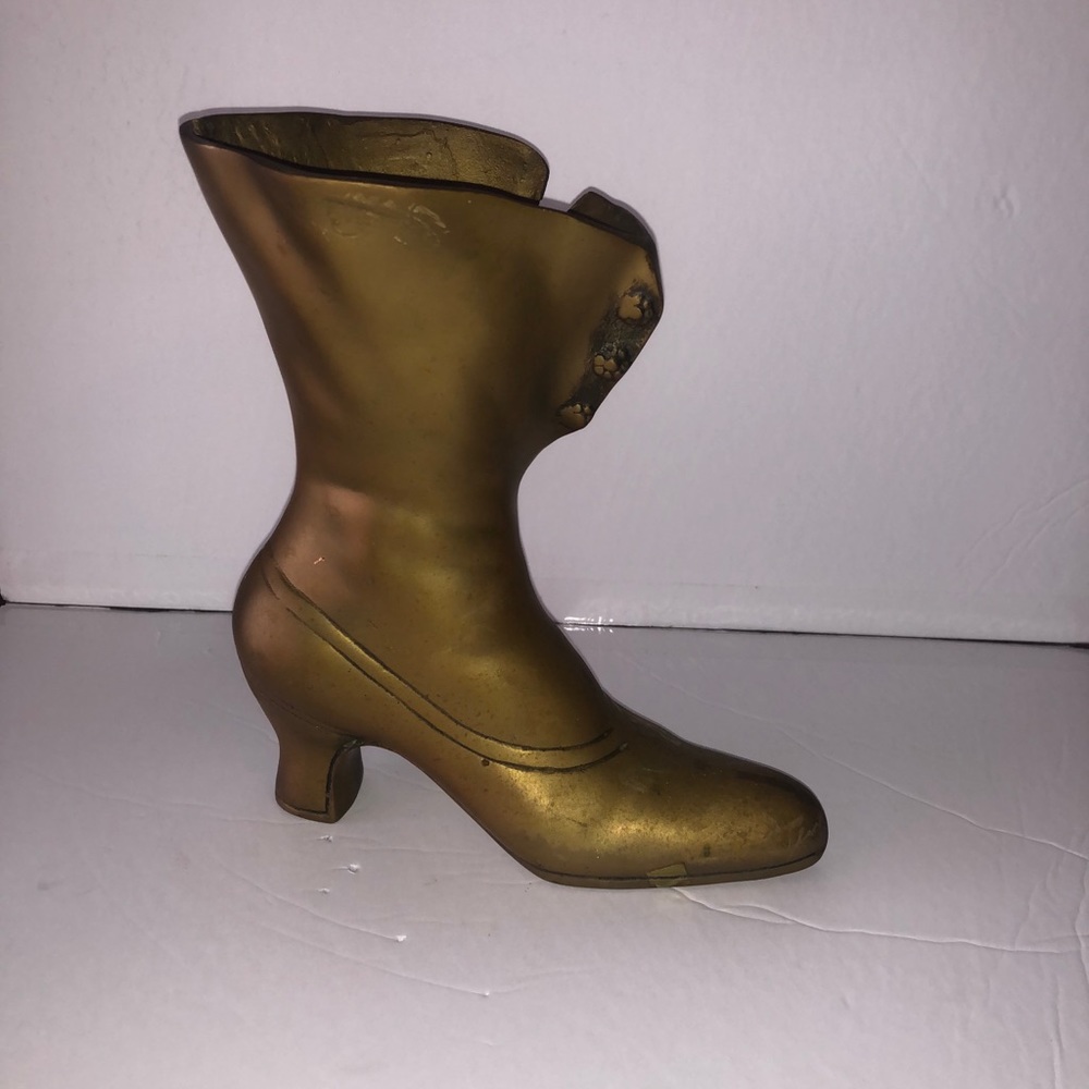 VTG solid brass Victorian boot - Picture 5 of 6